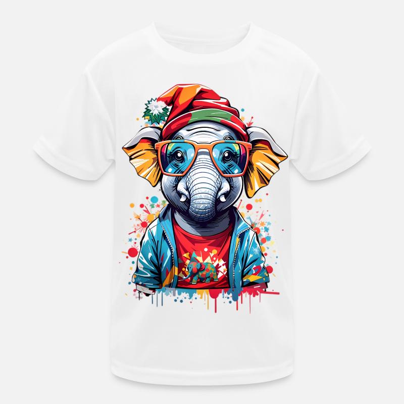 Éléphant cool T-shirt sport Enfant