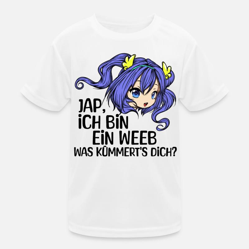 Comic Mädchen Anime Mangastyle Manga Statement Kinder Funktions-T-Shirt