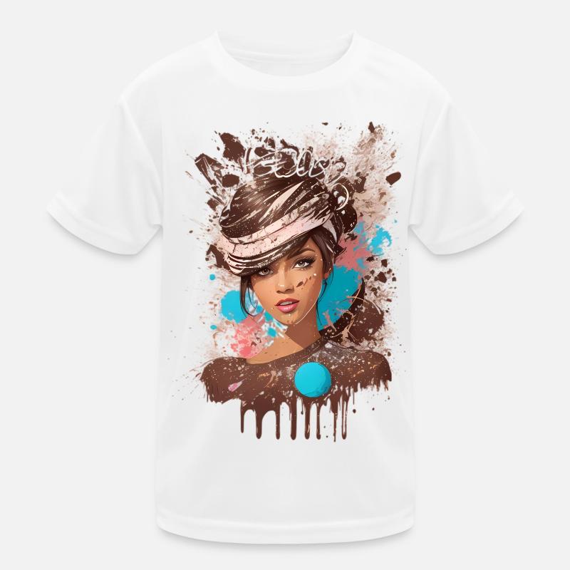 Dame douce T-shirt sport Enfant