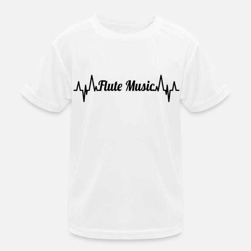 Musique de flûte ECG Pouls T-shirt sport Enfant