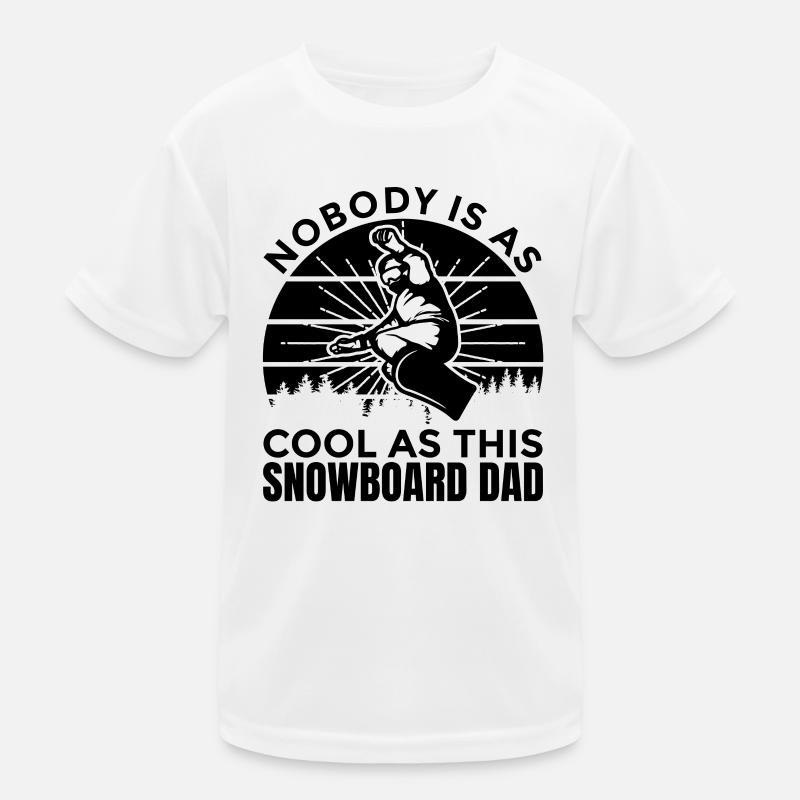 Snowboard Daddy T-shirt sport Enfant