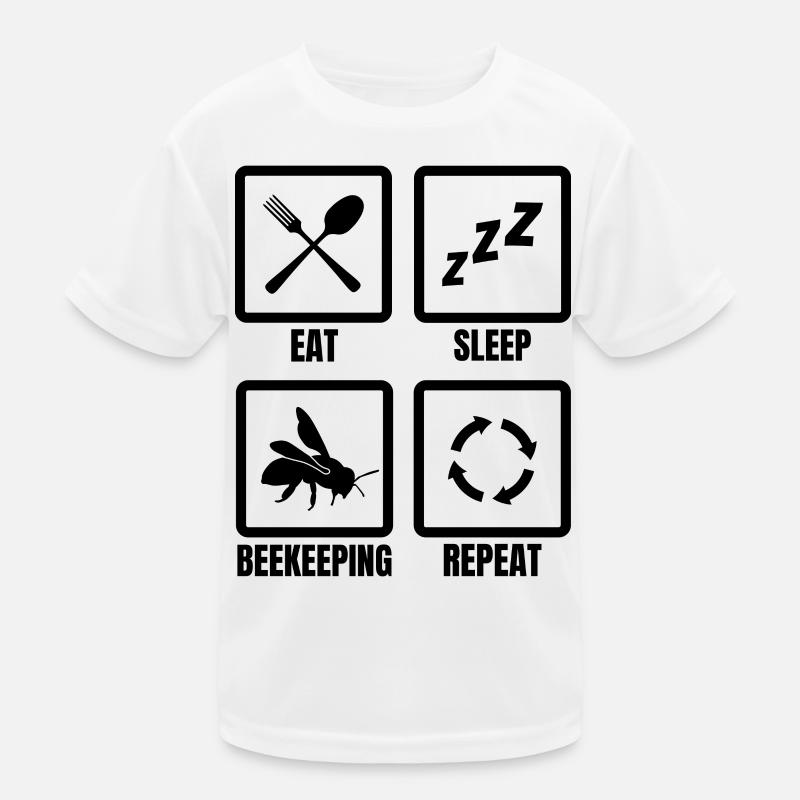 Bienenhalter Routine Kinder Funktions-T-Shirt