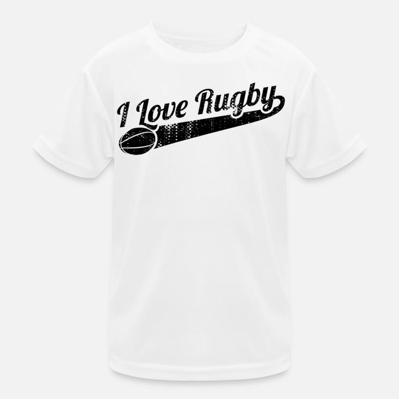 Rugby Liebe Kinder Funktions-T-Shirt