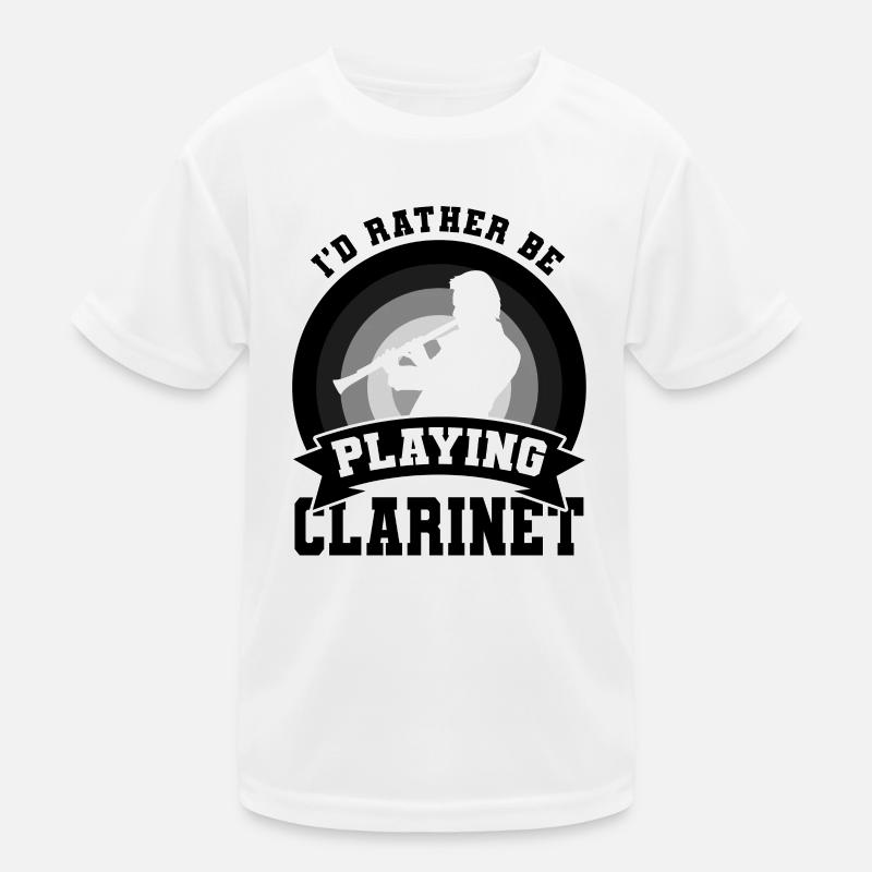 Funny clarinetist Kids Functional T-Shirt