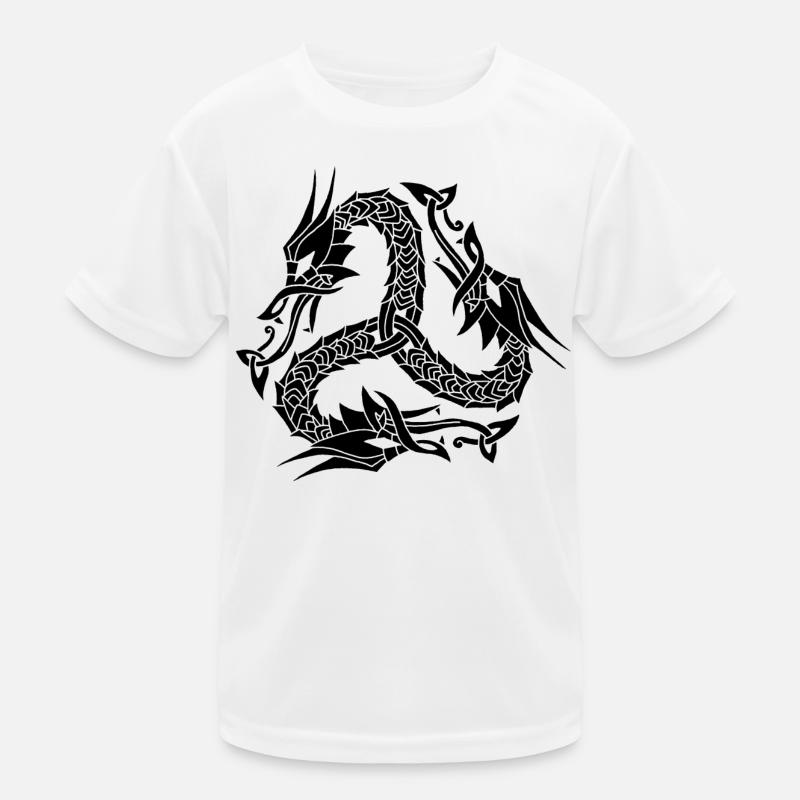 Hydre noire celte T-shirt sport Enfant