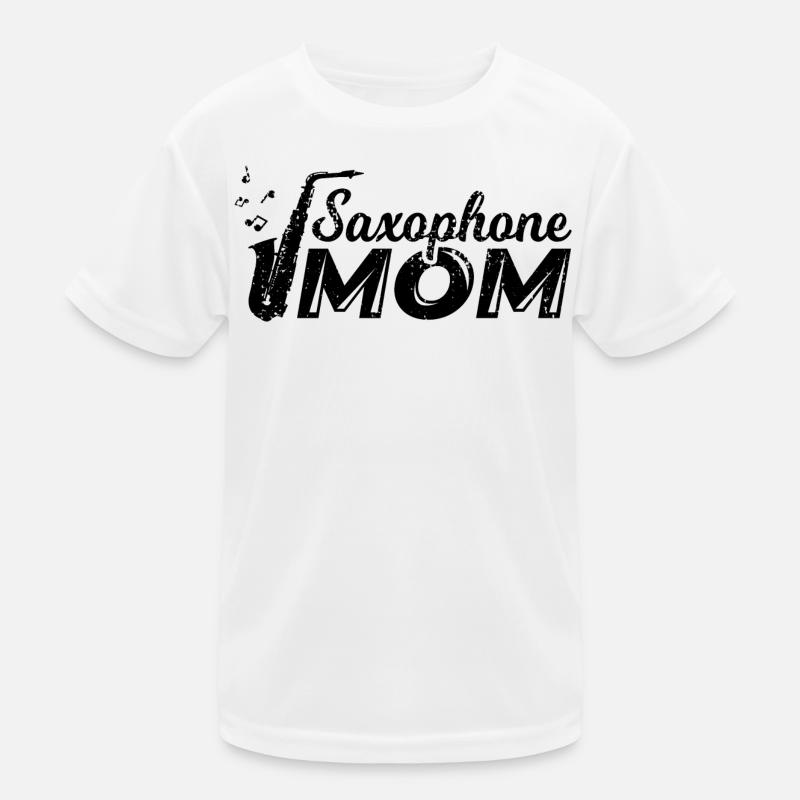 Saxophone Maman T-shirt sport Enfant