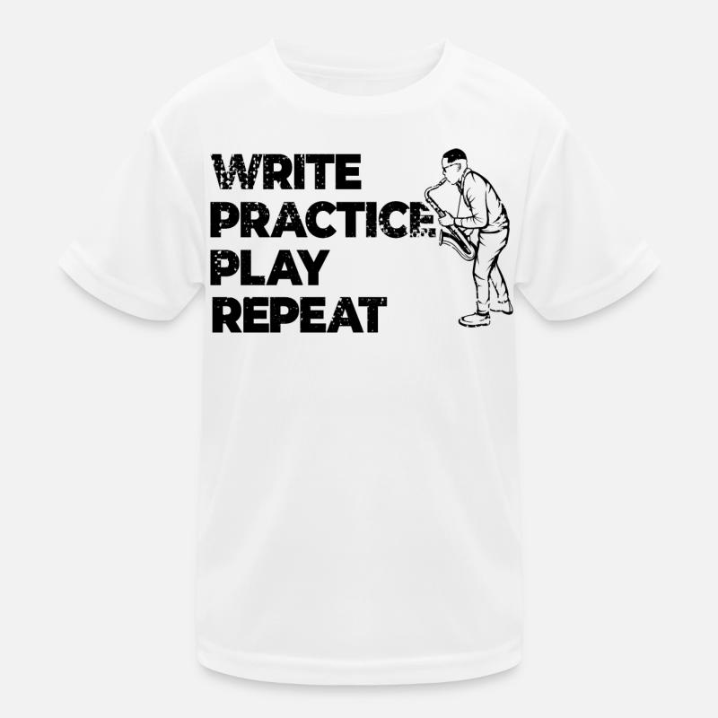 Citation de saxophone de motivation T-shirt sport Enfant