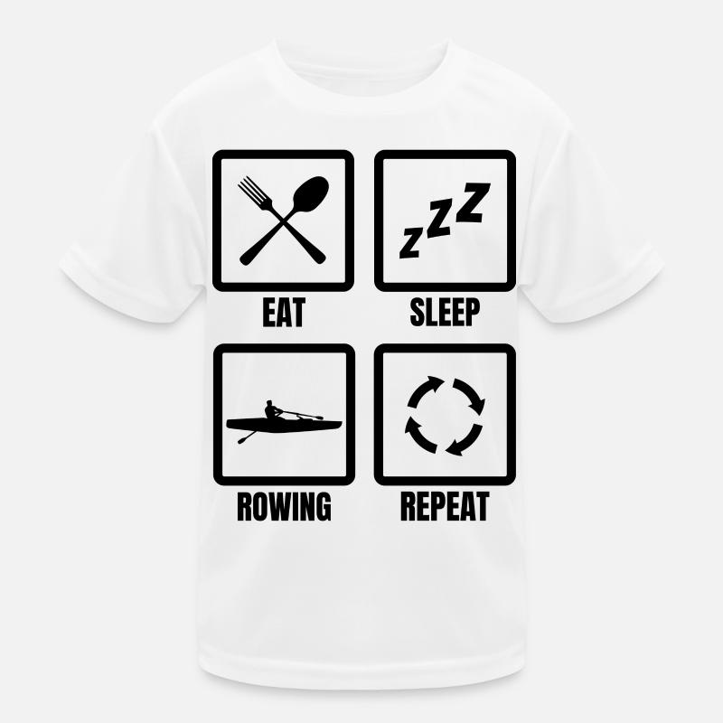 Ruderer Routine Kinder Funktions-T-Shirt
