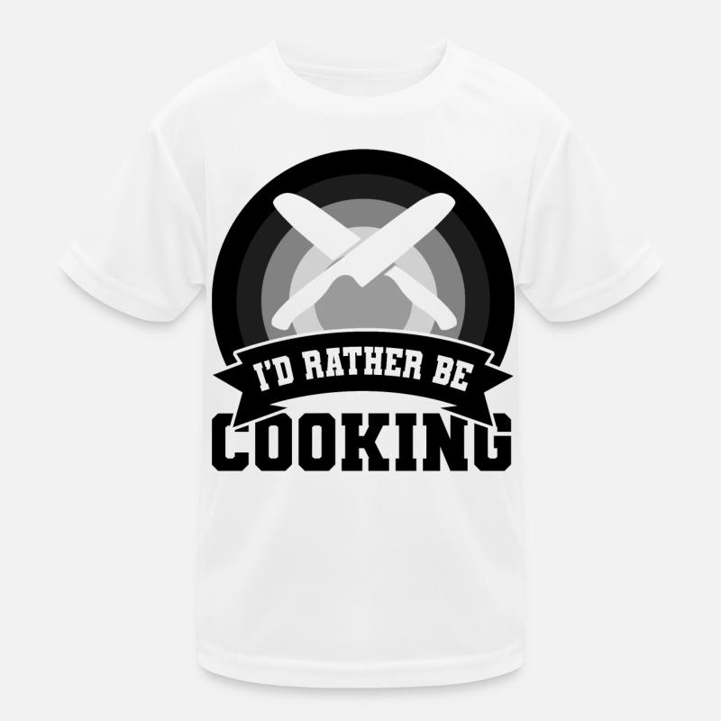 Funny Chef Quote Kids Functional T-Shirt