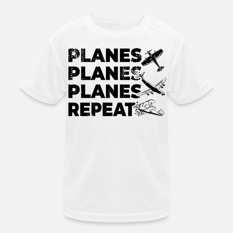 Sort de Planespotter T-shirt sport Enfant