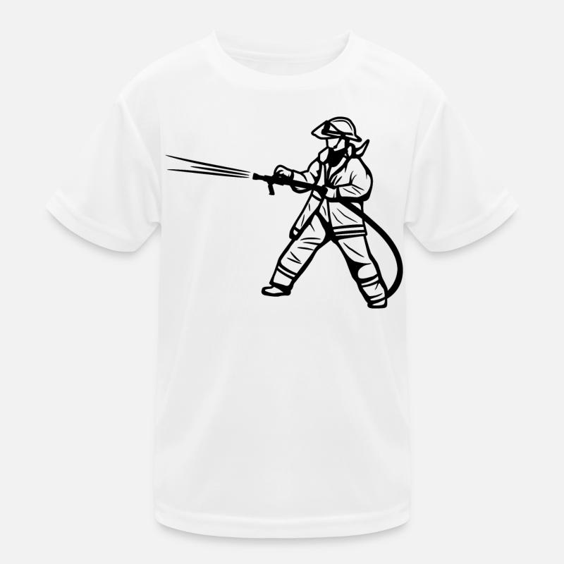 Pompier T-shirt sport Enfant