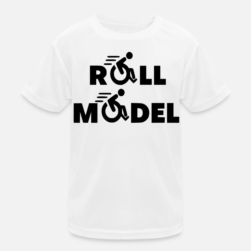 Jeder Rollstuhlfahrer ist ein Rollenmodell * Kinder Funktions-T-Shirt