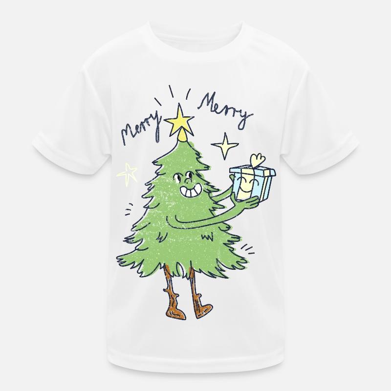 Weihnachtsbaum Kinder Funktions-T-Shirt