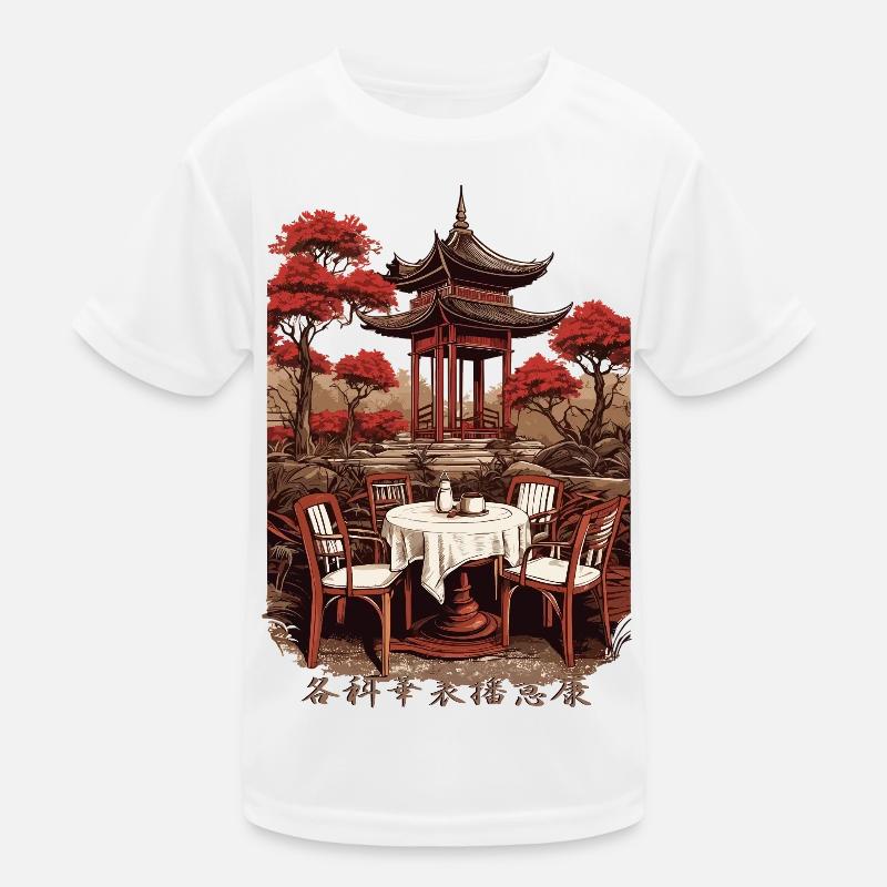 Asian Coffee Kids Functional T-Shirt