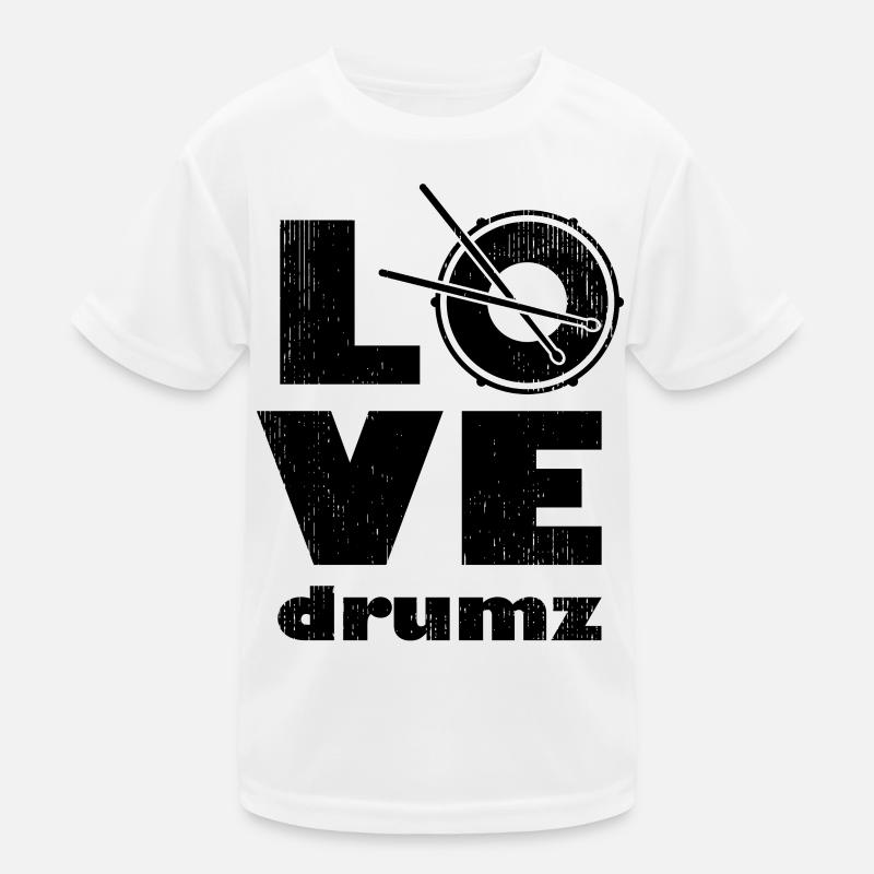 Love Drumz Kids Functional T-Shirt