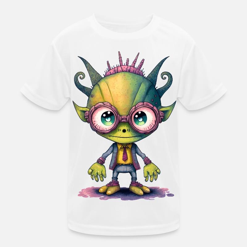 NERDY forever - Nerdy Alien Kinder Funktions-T-Shirt