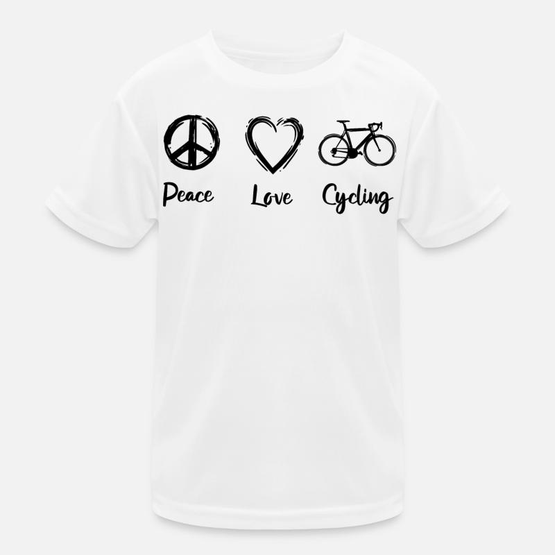 Radfahrer Routine Kinder Funktions-T-Shirt