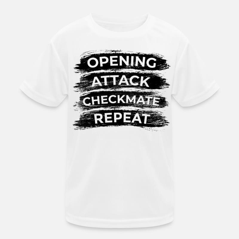 Coup d’ouverture, Échec et mat, Répétition T-shirt sport Enfant