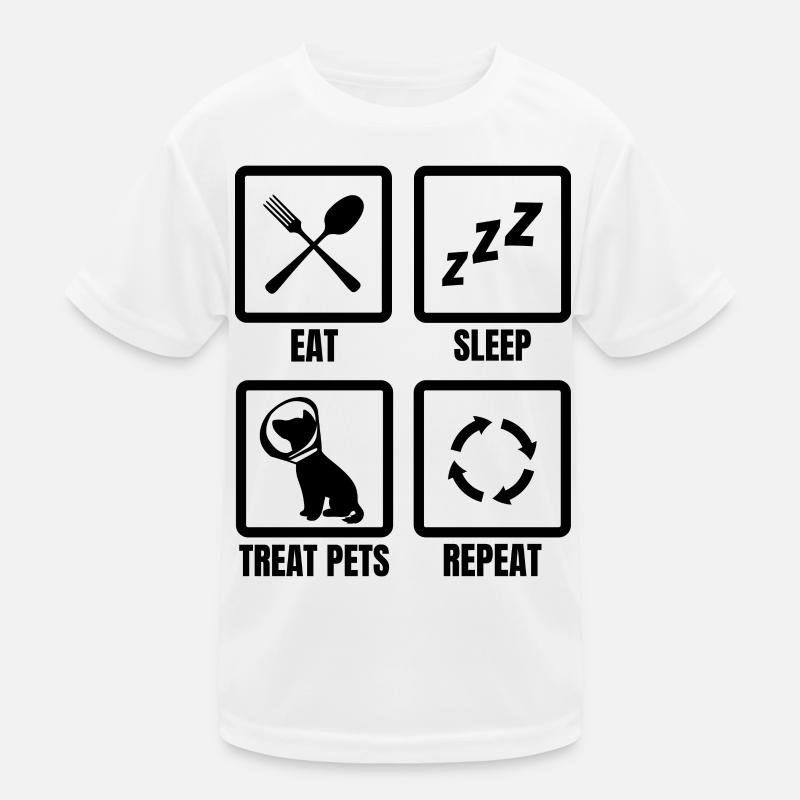Tierarzt Routine Kinder Funktions-T-Shirt
