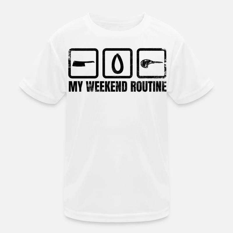 Fleischer Wochenende Kinder Funktions-T-Shirt