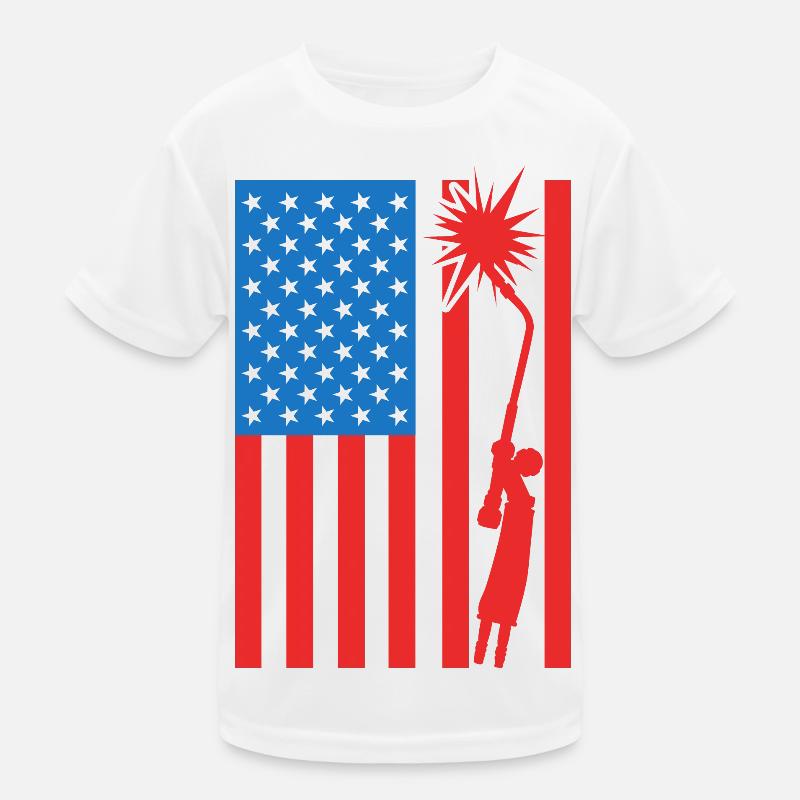 USA Welder Kids Functional T-Shirt