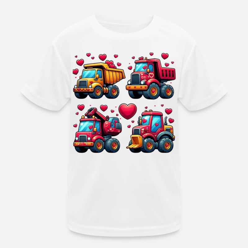 Tiny Builders' Affection - T-shirt de construction T-shirt sport Enfant