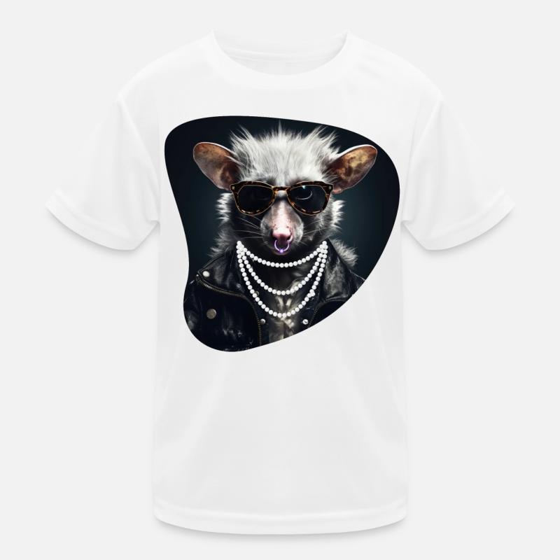 Hartgestein-Opossum Kinder Funktions-T-Shirt