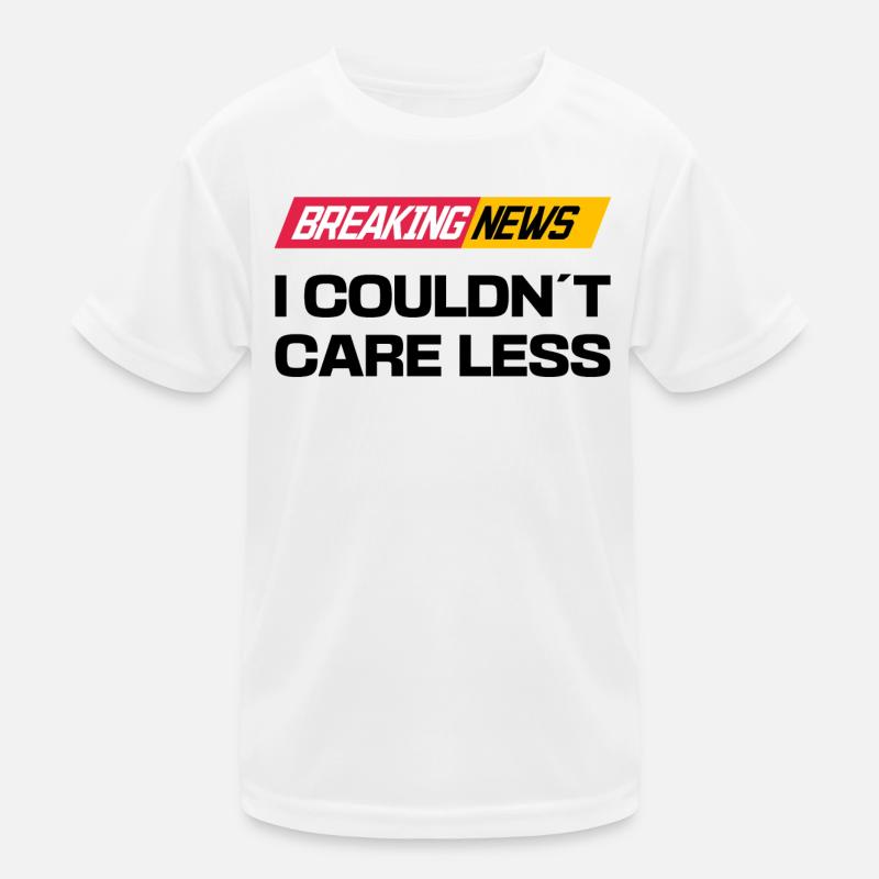 Je ne me soucie pas de la déclaration T-shirt sport Enfant
