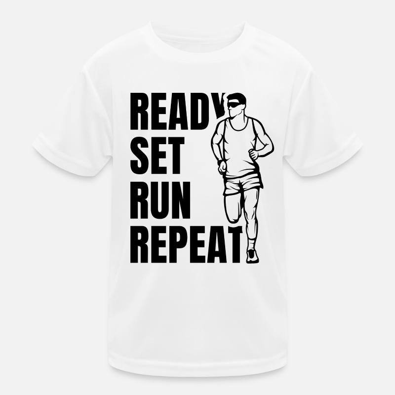 Runner Quote Kids Functional T-Shirt