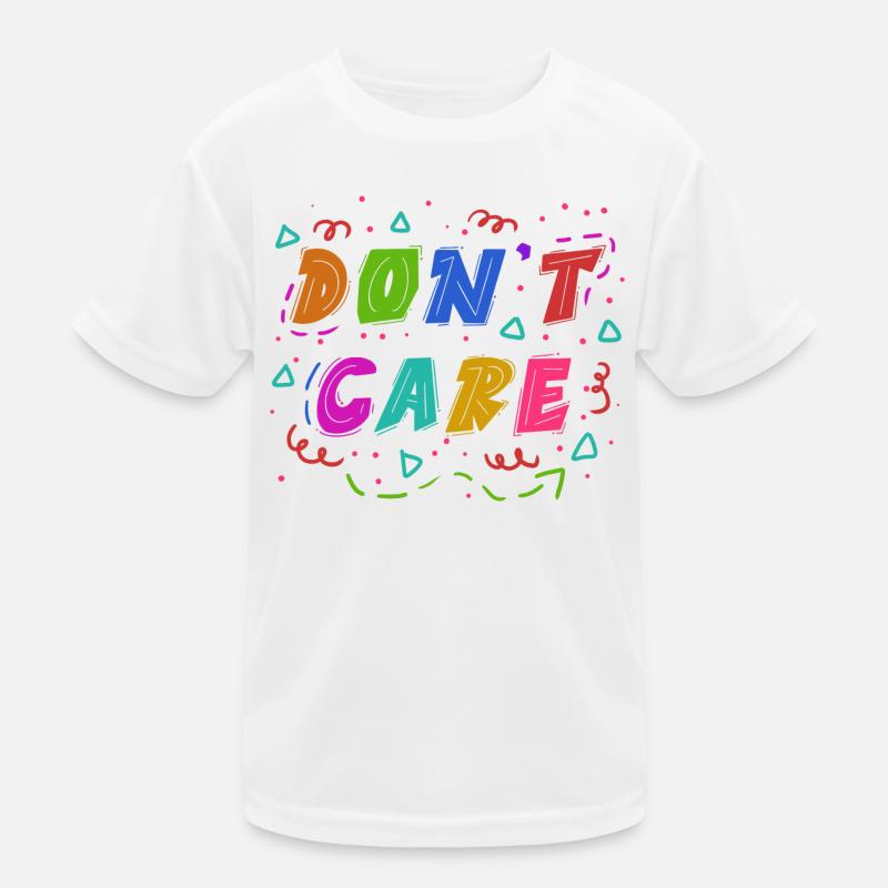 Gleichgültig Ist Mir Egal Statement Kinder Funktions-T-Shirt