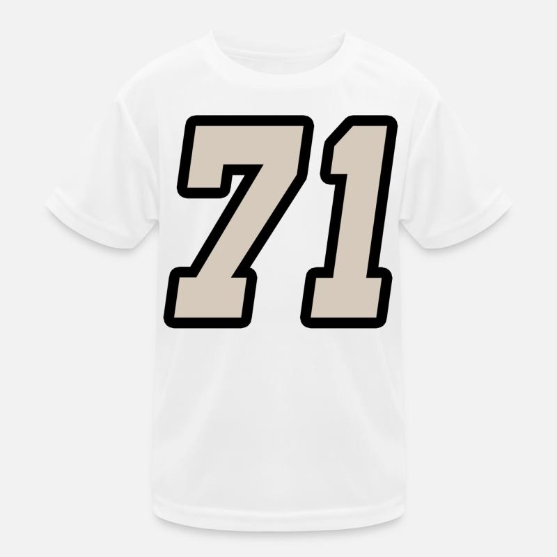 Nummer einundsiebzig 71 Kinder Funktions-T-Shirt