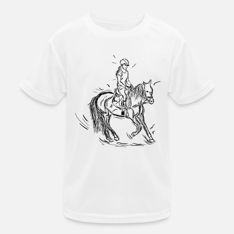 Cavalier T-shirt sport Enfant