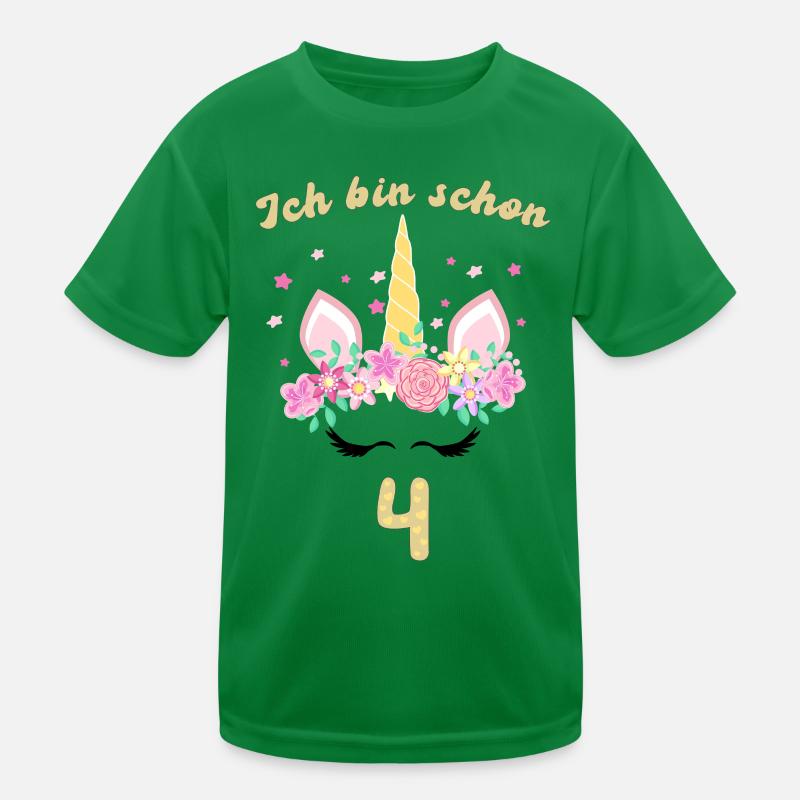 Ich Bin Schon 4 Kinder Funktions-T-Shirt