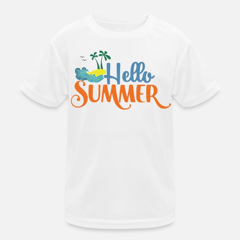 Hallo Summmer Kinder Funktions-T-Shirt