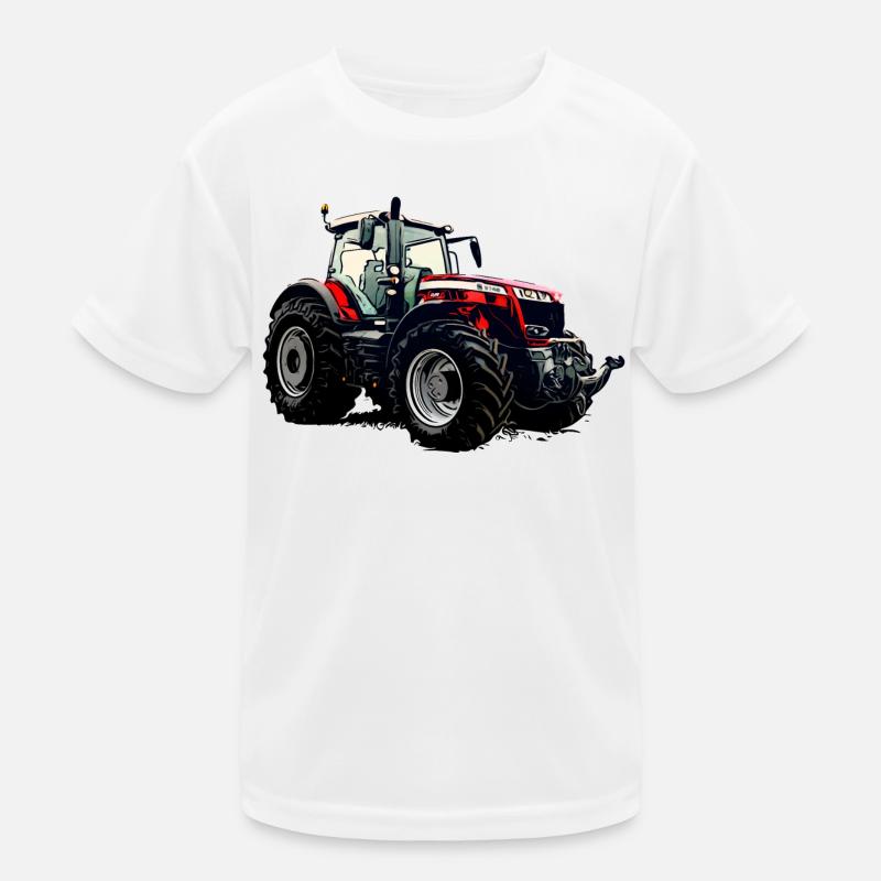 M F 8740 S Traktor Kinder Funktions-T-Shirt
