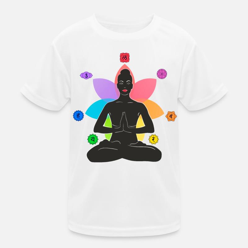7 Chakras Kids Functional T-Shirt
