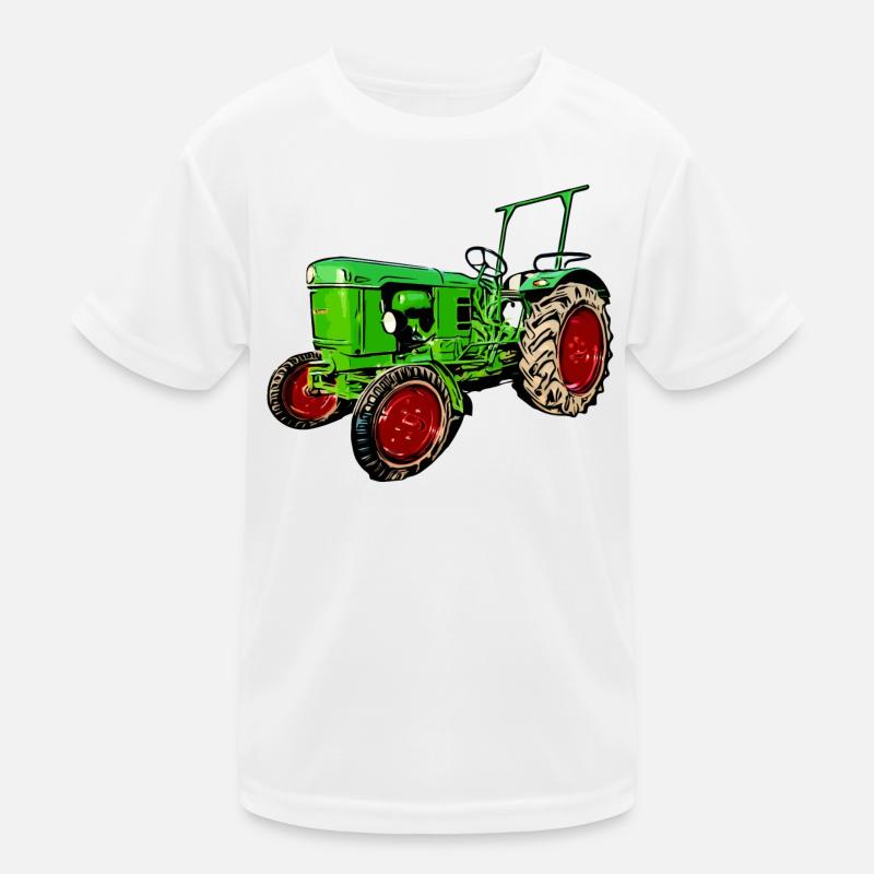 Alter Traktor Deutz D25 Kinder Funktions-T-Shirt