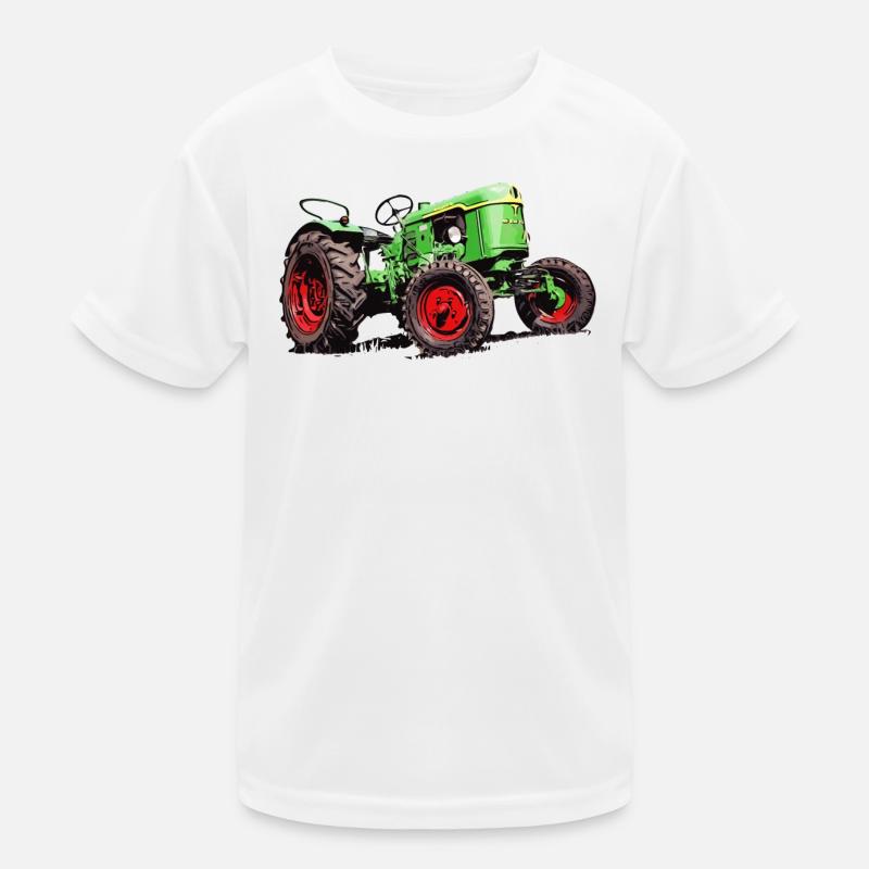 Alter Deutz Traktor D25 Kinder Funktions-T-Shirt