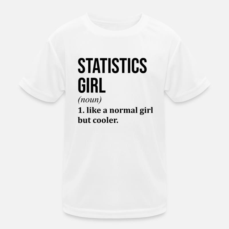 Statistik Kinder Funktions-T-Shirt