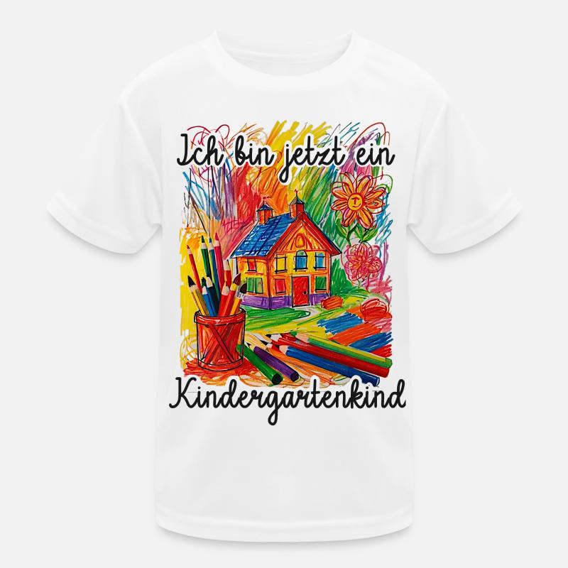 Kindergartenkind Kinder Funktions-T-Shirt