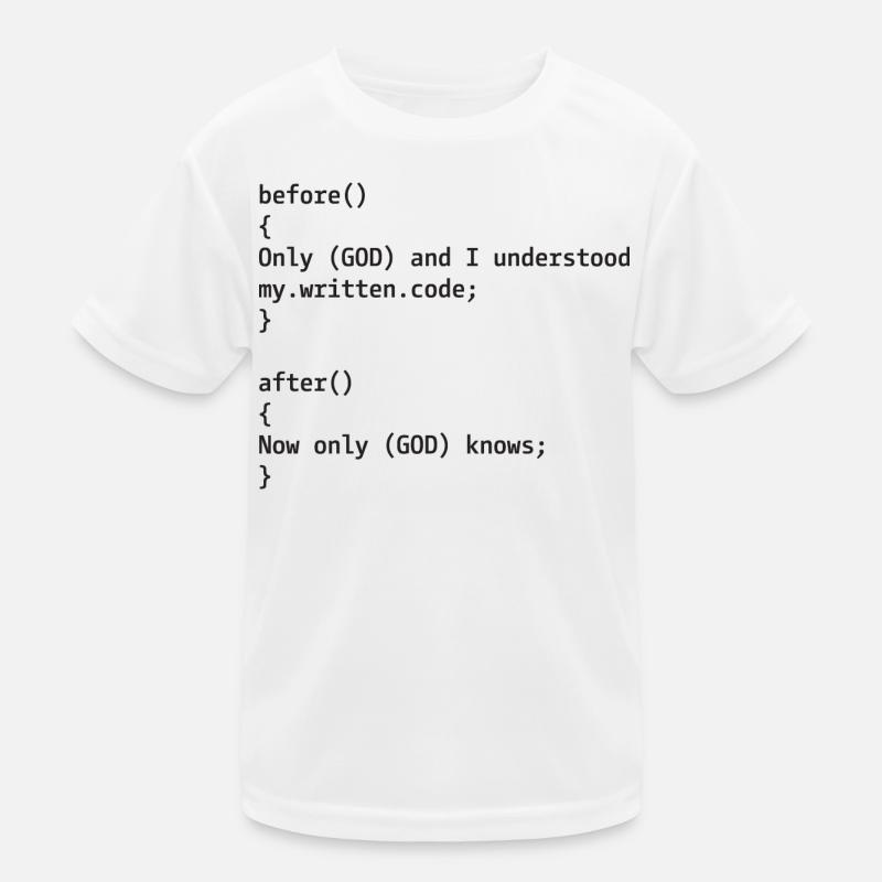 Entwickler Witz Kinder Funktions-T-Shirt