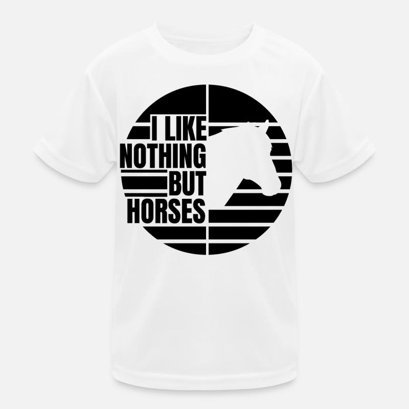 J’aime les chevaux T-shirt sport Enfant