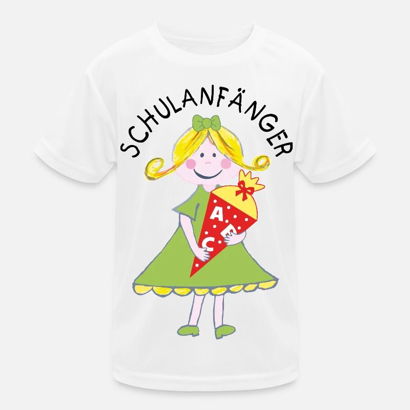 Débutants à l’école 2026 - Fille avec cône d’école T-shirt sport Enfant