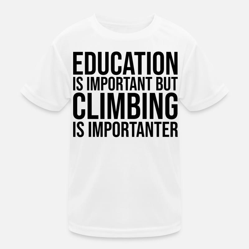 Klettern Kinder Funktions-T-Shirt
