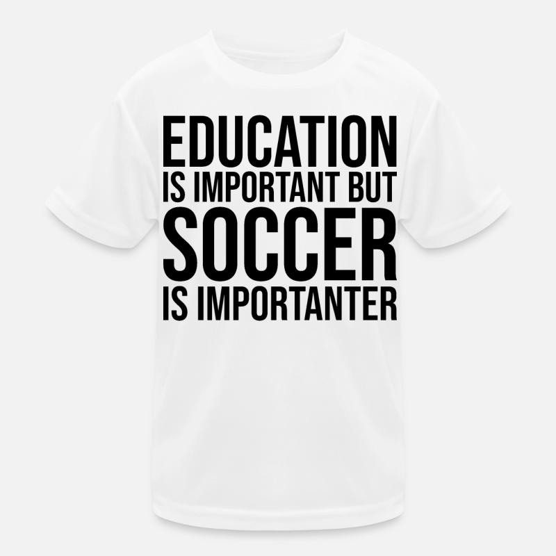 Soccer - Kids Functional T-Shirt - white