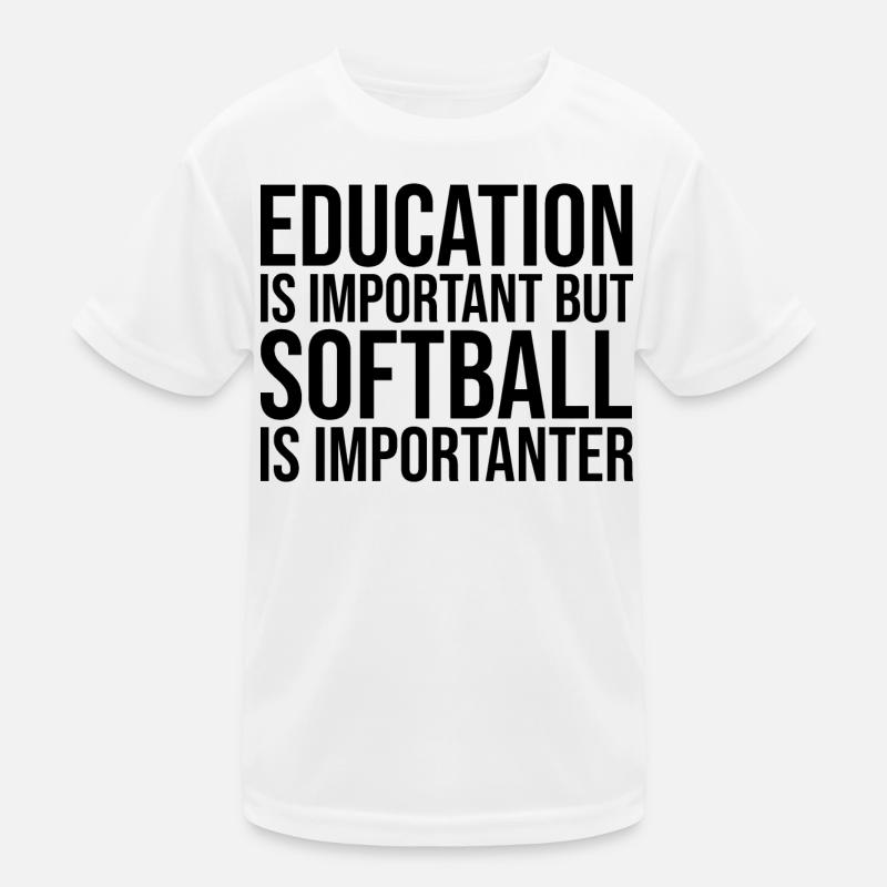 Softball Kinder Funktions-T-Shirt