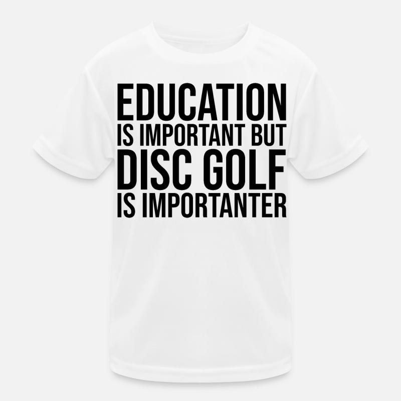Disc golf T-shirt sport Enfant