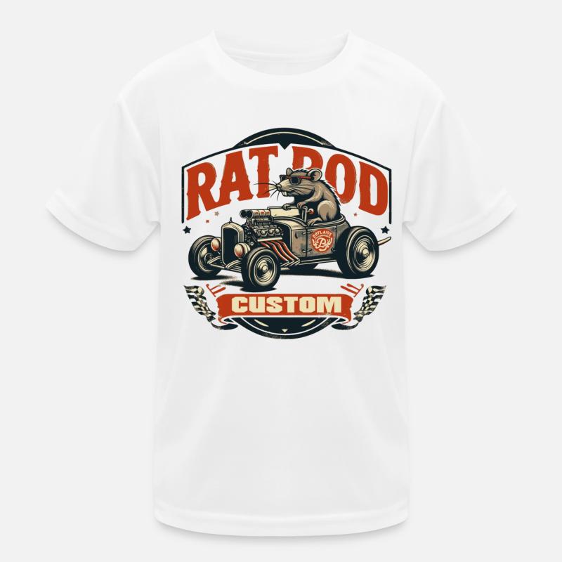 Ratsking Ratlook Shirt – Rustikaler Custom Style Kinder Funktions-T-Shirt