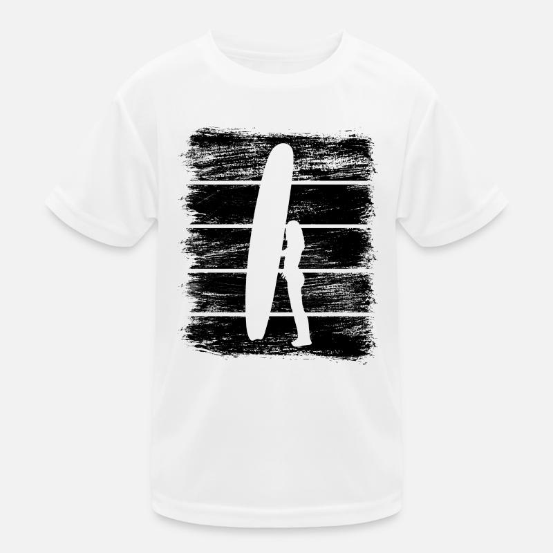 Fille surfeuse T-shirt sport Enfant