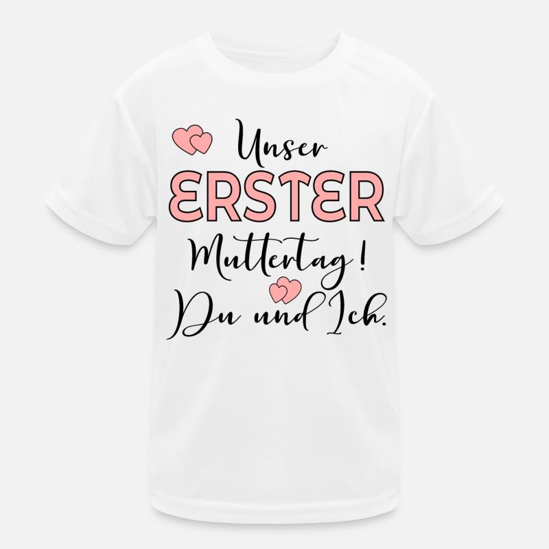 ERSTER MUTTERTAG BABY MAMA Kinder Funktions-T-Shirt